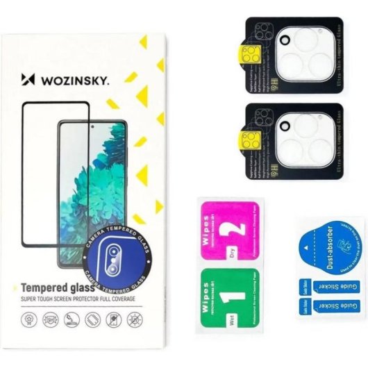 Protector de cámara de vidrio templado Wozinsky para Samsung Galaxy S26