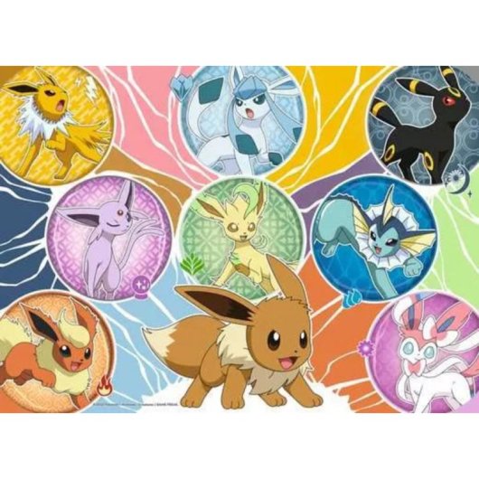 Puzzle Ravensburger Pokémon-Kumpels 4x100 Pezzi Bambini 5 anni