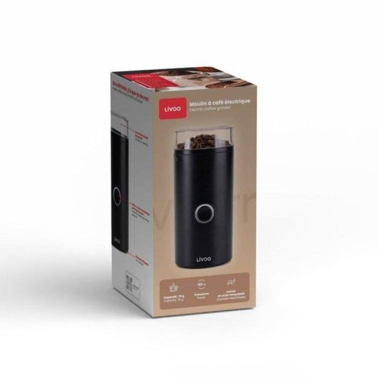 Molinillo de Café Eléctrico Livoo DOD219N 180W 70g Negro