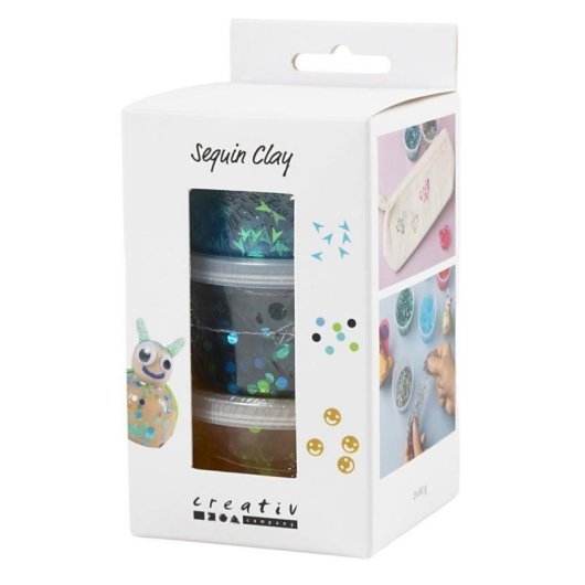 Set de Massa de Modelar com Purpurina Creativ Company Multicolor