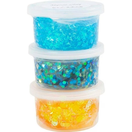 Set de Massa de Modelar com Purpurina Creativ Company Multicolor