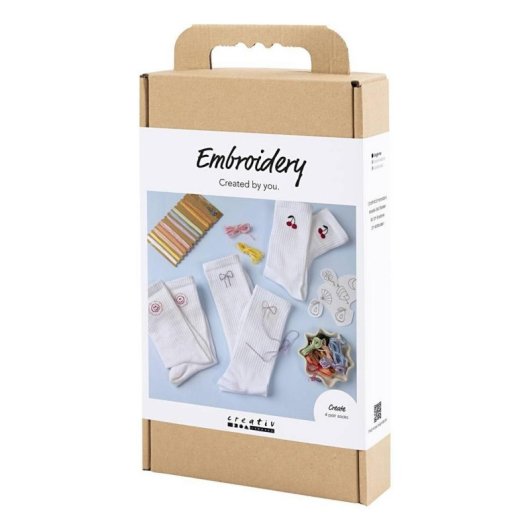 Kit de bordado para crianças Creativ Company multicolor