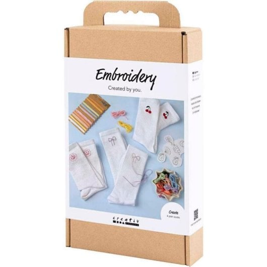 Kit de bordado para crianças Creativ Company multicolor
