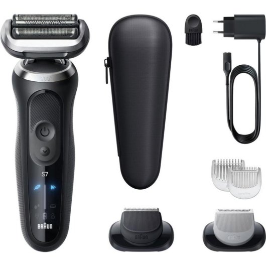 Rasoir Visage Braun Series 7 72-N1620s Sans Fil 60min Sec et Mouillé 3 Grilles Charge Rapide