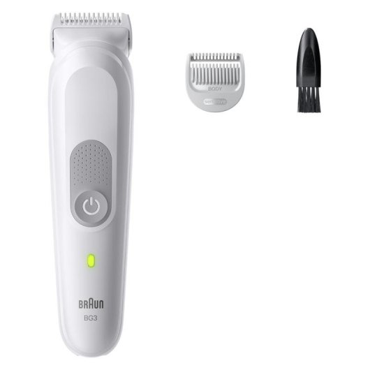 Afeitadora Corporal Braun Series 3 80789711 Inalámbrica 80min Seco y Mojado 1 Peine SkinGuard