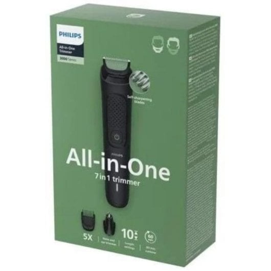 Tondeuse Multifonctionnelle Philips MG3930/15 sans Fil 16mm 60min 7 Sabots Lames Auto-affûtantes