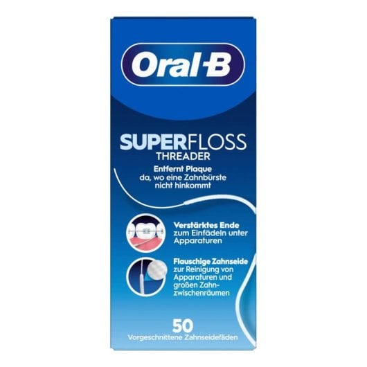 Fio dental Oral-B Superfloss plano 50 unidades