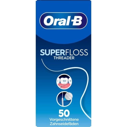 Fio dental Oral-B Superfloss plano 50 unidades