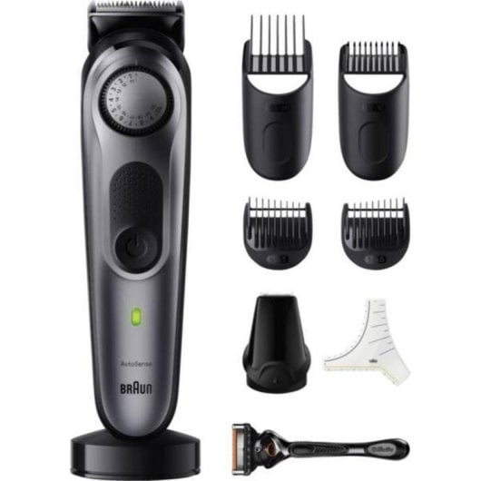 Cortapelos Braun BeardTrimmer 7 BT7420 Inalámbrico 100min 40 Longitudes 4 Peines Resistente al agua