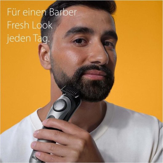 Cortapelos Braun BeardTrimmer 7 BT7420 Inalámbrico 100min 40 Longitudes 4 Peines Resistente al agua