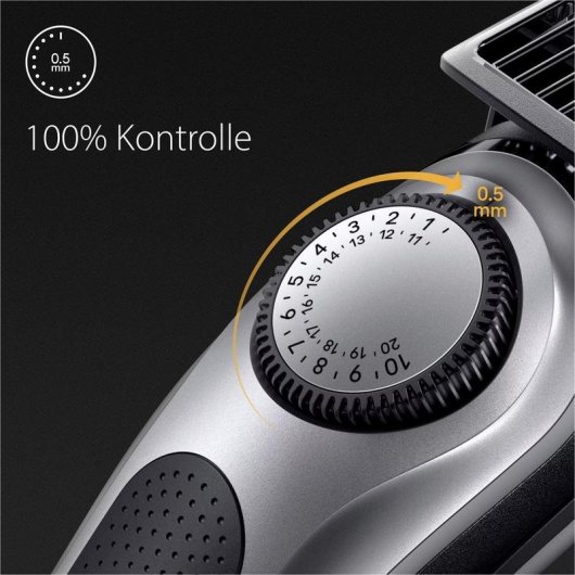 Cortapelos Braun BeardTrimmer 7 BT7420 Inalámbrico 100min 40 Longitudes 4 Peines Resistente al agua
