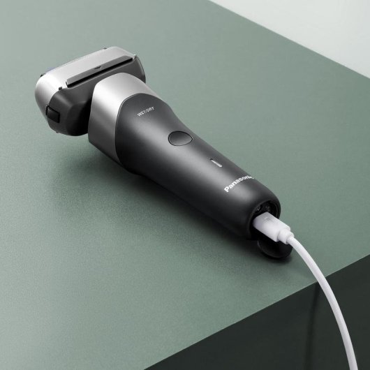 Rasoir Visage Panasonic ES-RM3FXK503 Sans Fil 45min Sec et Mouillé 3 Lames