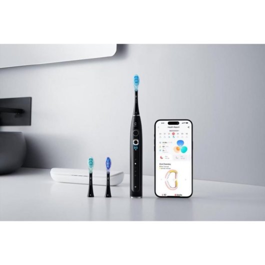Brosse à Dents Sonique Oclean X Pro 20 4 Modes 3 Embouts Minuteur Étui