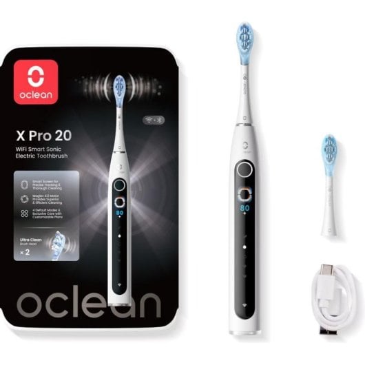 Spazzolino Sonico Clean Oclean X Pro 20 5 Modalità 2 Testine IA Timer