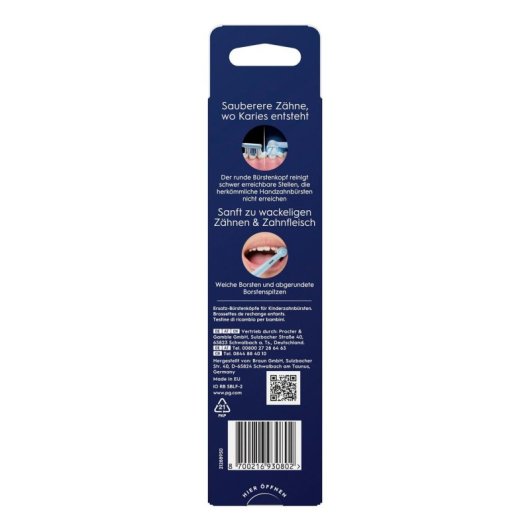 Cabezal Cepillo de Dientes Oral-B iO Kids Stitch Pack 2 Unidades Extra Suave Infantil