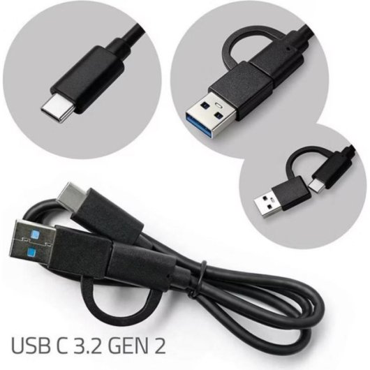 Docking Station M.2 NVMe Qoltec USB-C 20 Gbit/s Klon