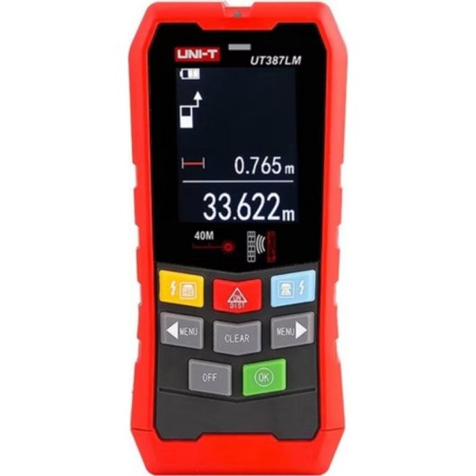 Scanner Uni-T UT387LM para paredes con laser y pantalla 2.4"