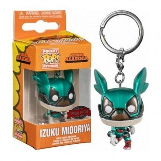 Llavero Funko Pop My Hero Academia Izuku Midoriya Efecto Metálico