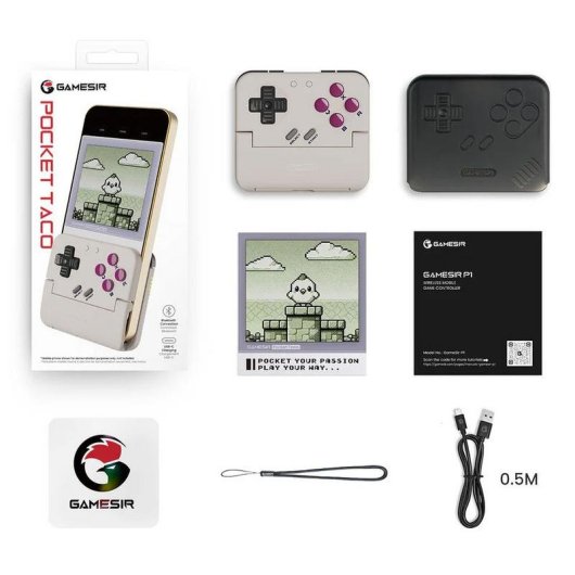 Mando GameSir Pocket Taco Bluetooth para móvil Blanco
