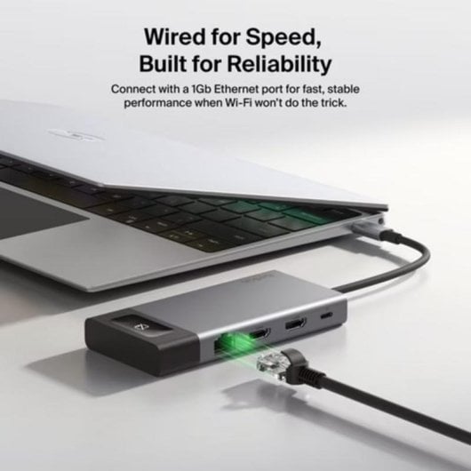 Hub Belkin 8 puertos USB-C modelo INC027HQSGY para dos pantallas