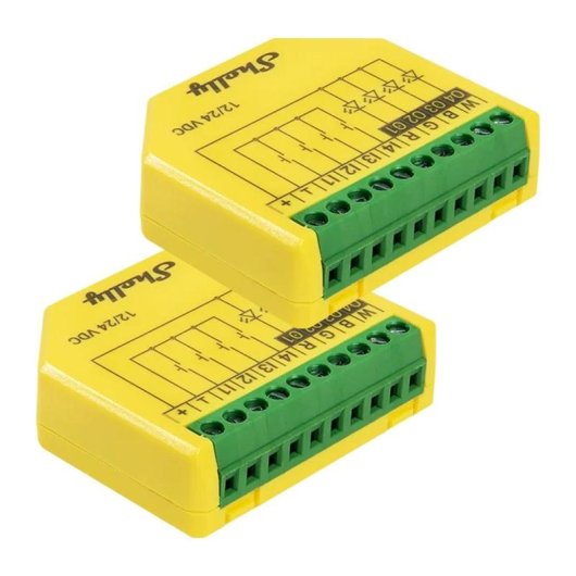 Controller LED Shelly Plus RGBW PM Wi-Fi/Bluetooth 2-pack