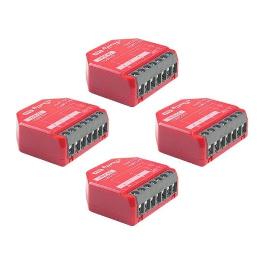 Relais Wi-Fi Shelly 1 PM Gen4 Zigbee Matter Contrôle éclairage Suivi énergie Encastrable