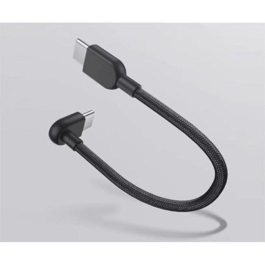 Cable USB-C a USB-C Xiaomi 0,1 m 3 A 60 W Nylon Negro