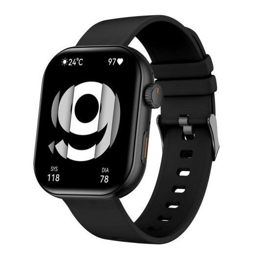 Akashi ALTSWATCALLBK Bluetooth 2,01" Negro Correa Única 5 días autonomía