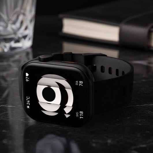 Akashi ALTSWATCALLBK Bluetooth 2,01" Negro Correa Única 5 días autonomía