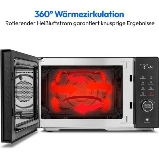 Microondas Medion MD12031 23 Litros 900W con Grill 1000W y Heissluft