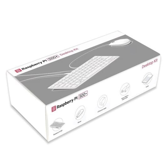 Mini-ordinateur Raspberry Pi 500+ Kit 16 Go RAM 256 Go SSD AZERTY