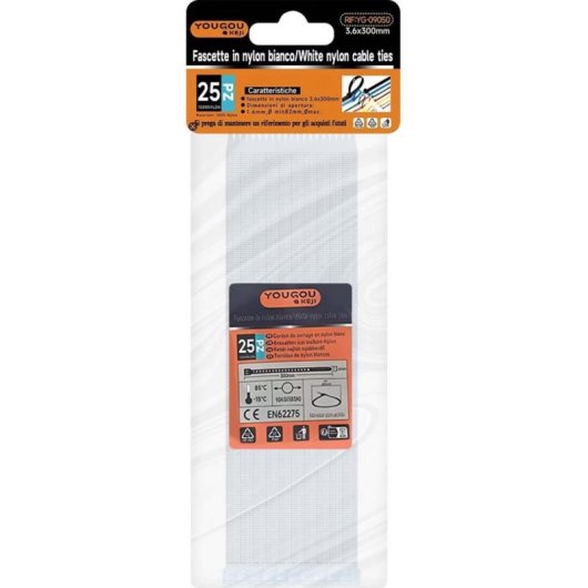 Cable Binder Avizar YG-09050 Nylon 3.6 x 300 mm 25 Stück