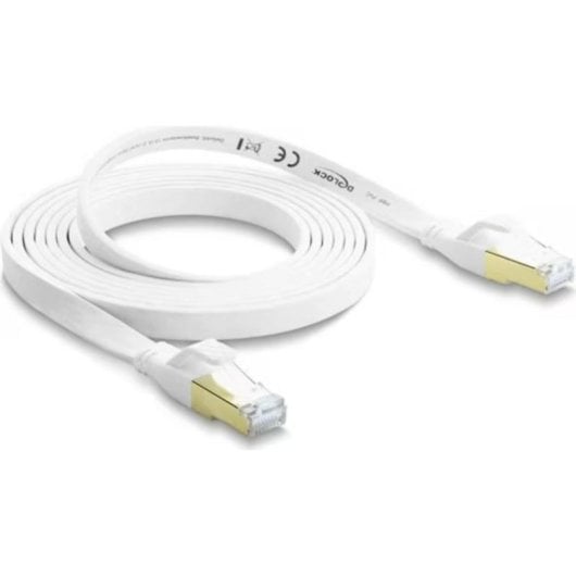 Cable de red Delock RJ45 Cat.8.1 U/FTP 2 metros blanco