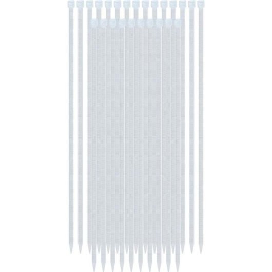 Kabelbinder Avizar YG-09053 Nylon 4.6 x 500 mm Weiß 25 Stück