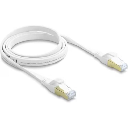 Cable de Red Delock RJ45 CAT8.1 U/FTP 1 m Blanco