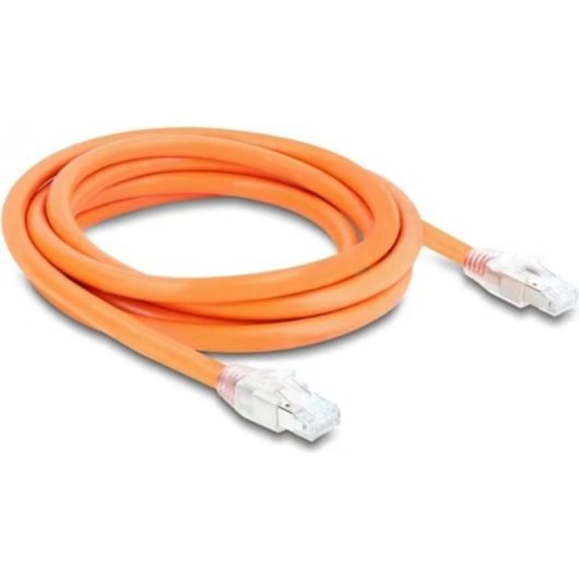 Cable de red Delock RJ45 Cat 8.1 S/FTP 2 m naranja
