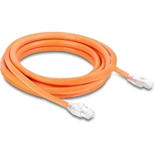 Cable de red Delock RJ45 Cat.8.1 S/FTP 3 m color naranja