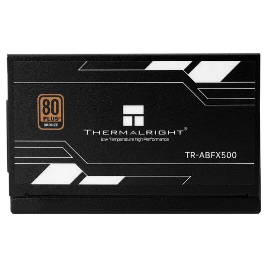 Fonte de Alimentação Thermalright ABFX500B 500W Certificação 80 PLUS Bronze não modular
