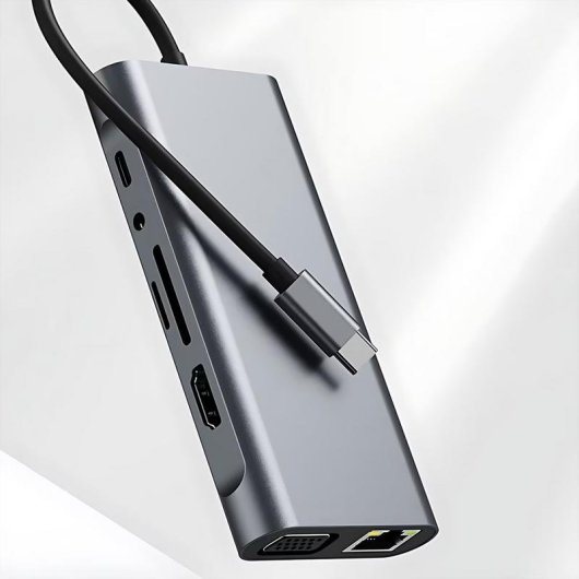 Docking Station Value 11-in-1 USB-C 11 Puertos VGA Gigabit Ethernet 100W