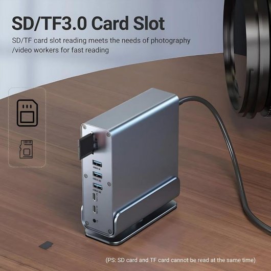 Docking Station USB-C 16-in-1 Value 4K60 HDMI DisplayPort Ethernet Gigabit