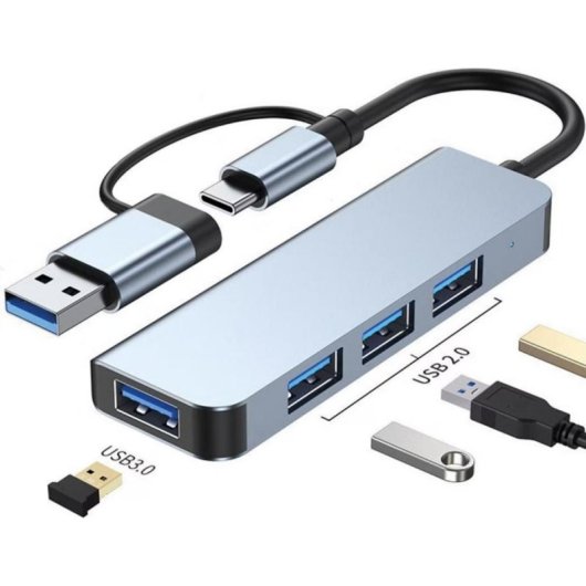 Hub Value 4 ports 5 Gbps modèle 12.99.1145 alimentation active