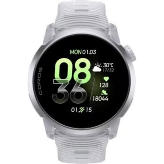Coros Pace 4 Bluetooth GPS 1,2" Weiß Nylon/Silikon S/M Pulsmesser GPS