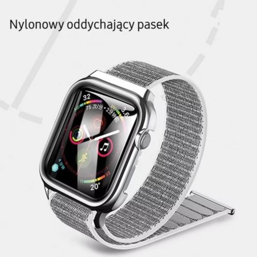 Cinturino Usams per Apple Watch Oro Rosa Nylon TPU