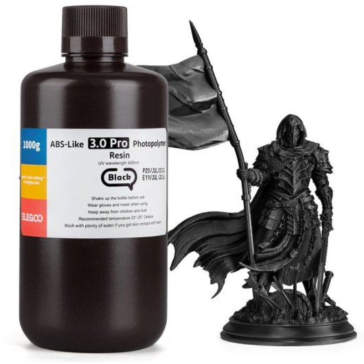 Resina de fotopolímero Elegoo ABS-like V3.0 Pro, 1 l, negro