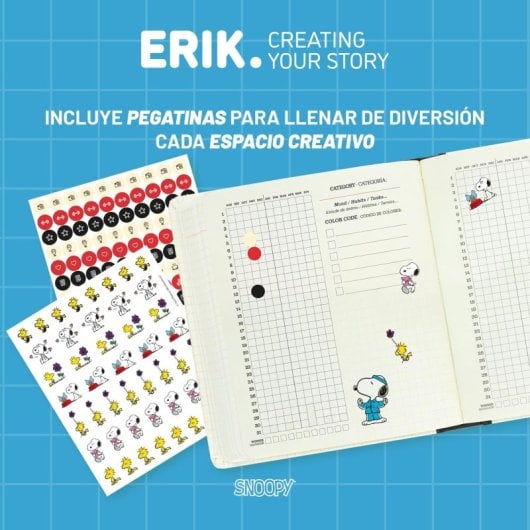 Agenda Escolar Grupo Erik Snoopy Día Página 11 Meses