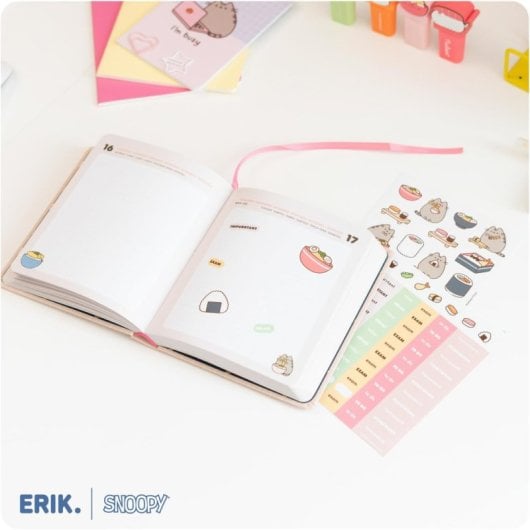 Agenda Escolar Grupo Erik Snoopy Día Página 11 Meses
