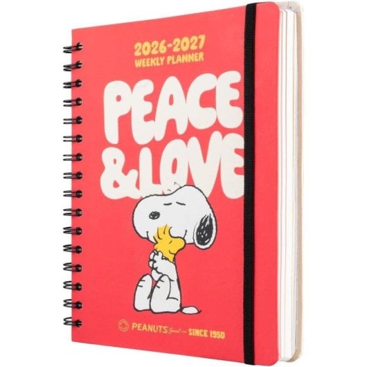 Agenda Snoopy Escolar 2026/2027 Vista Semanal A5 12 Meses