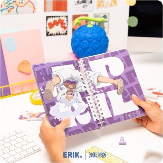 Agenda Escolar Grupo Erik One Piece Gear 5 Semana Vista A5 12 Meses