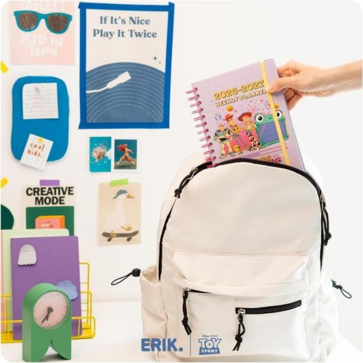 Agenda Scolaire 2026/2027 Vue Hebdomadaire A5 12 Mois Disney Toy Story 5