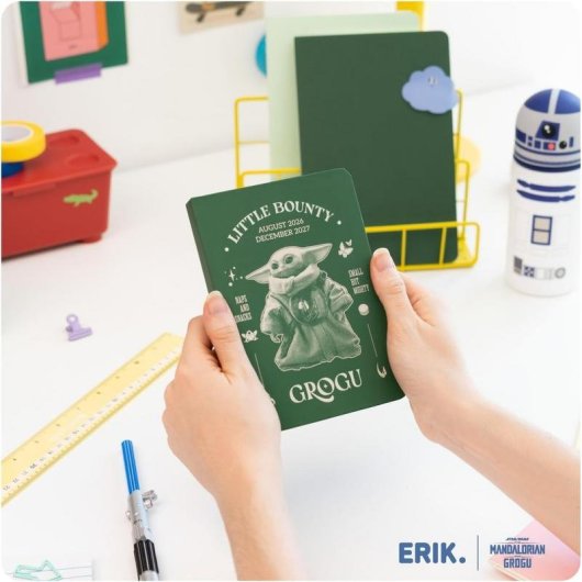 Agenda escolar Grupo Erik The Mandalorian and Grogu semana vista pocket